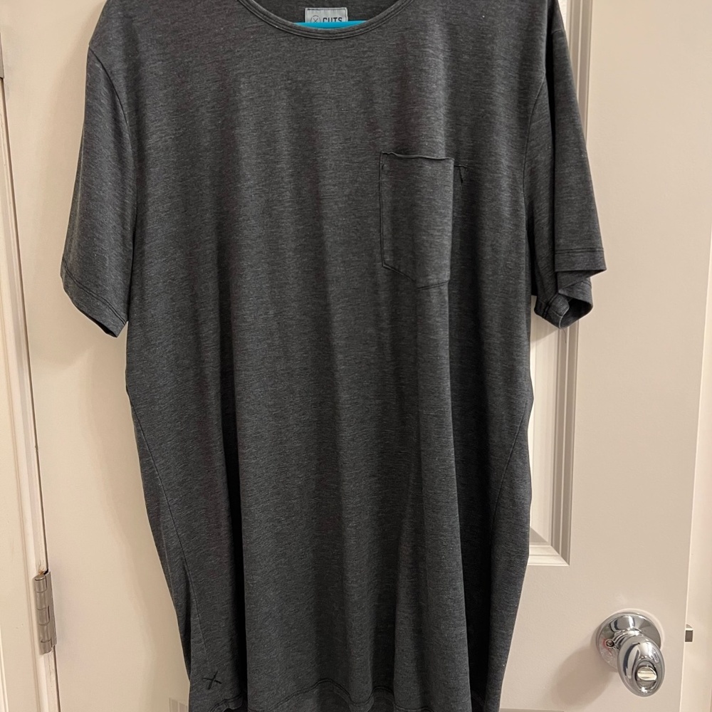 Cuts Clothing Friday Project Pocket T-Shirt, Size XXL, in Gray